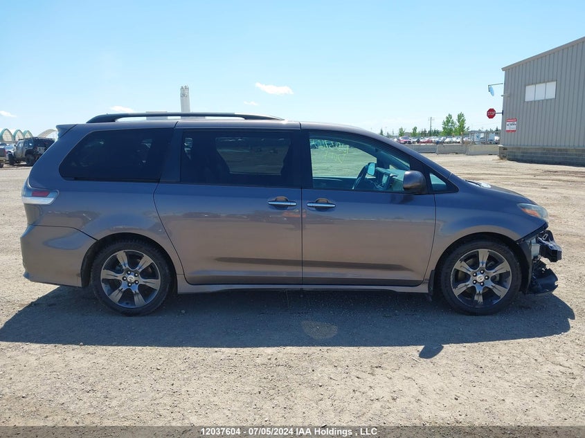 2015 Toyota Sienna Sport VIN: 5TDXK3DC6FS587969 Lot: 12037604
