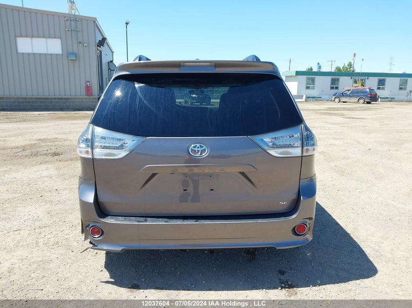 2015 Toyota Sienna Sport VIN: 5TDXK3DC6FS587969 Lot: 12037604
