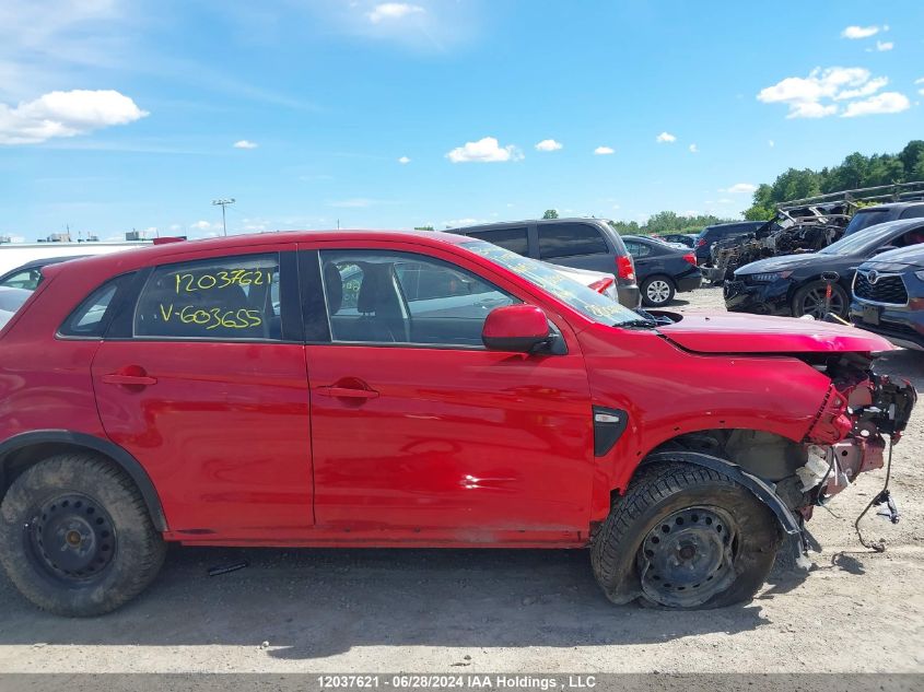 2021 Mitsubishi Rvr VIN: JA4AJUAU1MU603655 Lot: 12037621