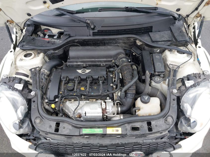 2010 Mini Cooper Hardtop VIN: WMWMF7C5XATX44248 Lot: 12037622