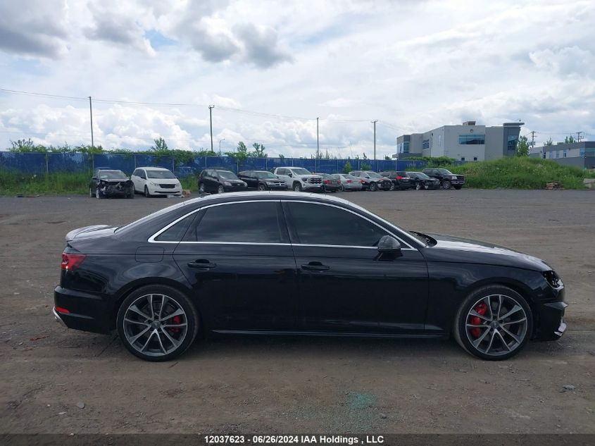 2018 Audi S4 Sedan VIN: WAUC4AF44JA205315 Lot: 12037623