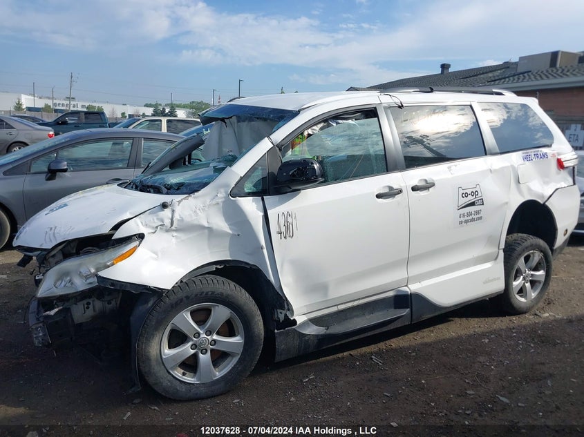 2015 Toyota Sienna VIN: 5TDZK3DC1FS653014 Lot: 12037628