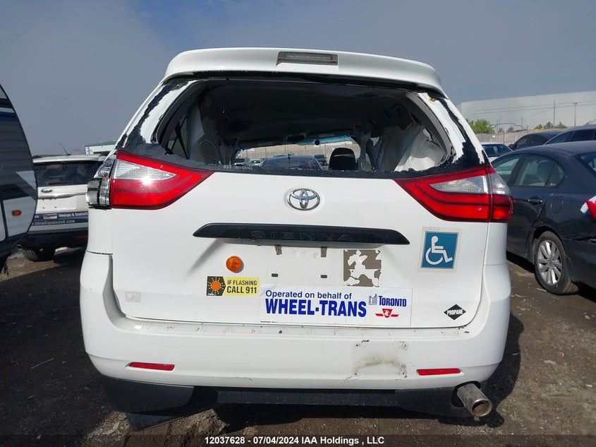 2015 Toyota Sienna VIN: 5TDZK3DC1FS653014 Lot: 12037628