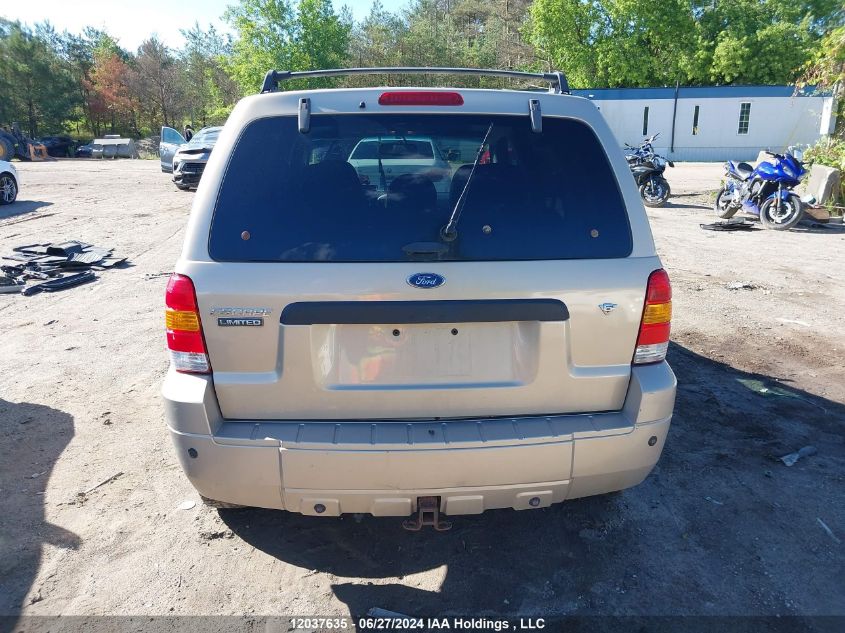 2007 Ford Escape Limited VIN: 1FMYU94187KA22661 Lot: 12037635