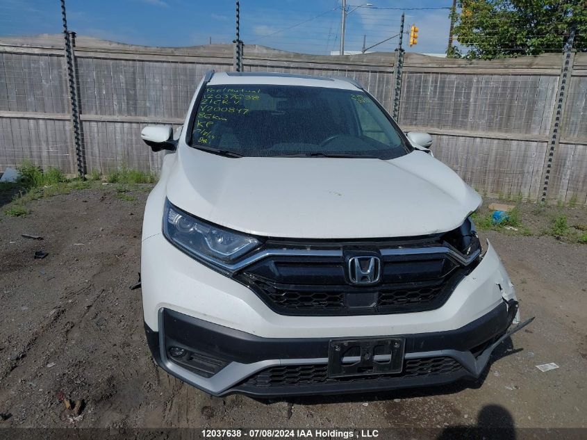 2021 Honda Cr-V Exl VIN: 2HKRW2H89MH200847 Lot: 12037638