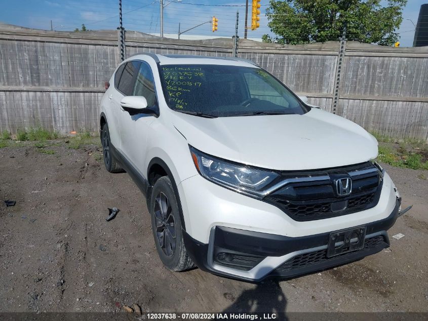 2021 Honda Cr-V Exl VIN: 2HKRW2H89MH200847 Lot: 12037638