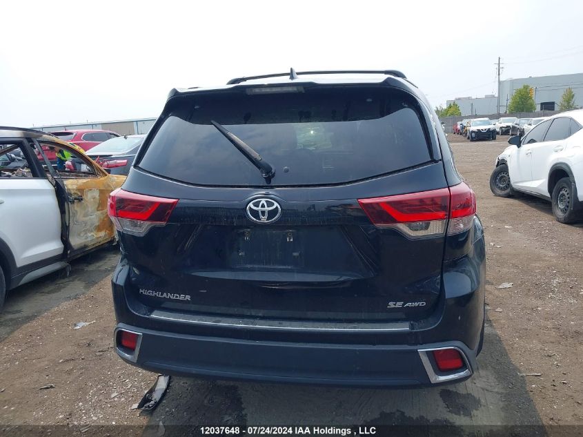 2019 Toyota Highlander Xle VIN: 5TDJZRFH1KS606967 Lot: 12037648