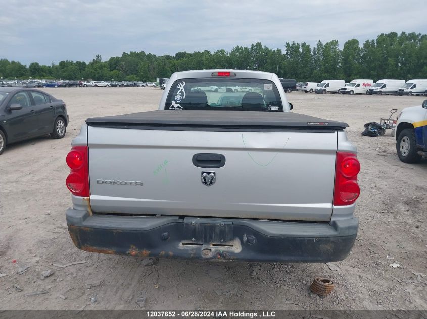 2006 Dodge Dakota St VIN: 1D7HE22K86S635291 Lot: 12037652