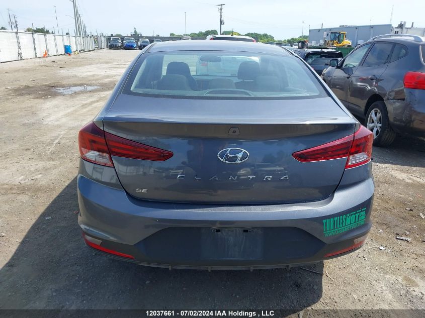 2019 Hyundai Elantra Se VIN: KMHD74LF6KU880598 Lot: 12037661