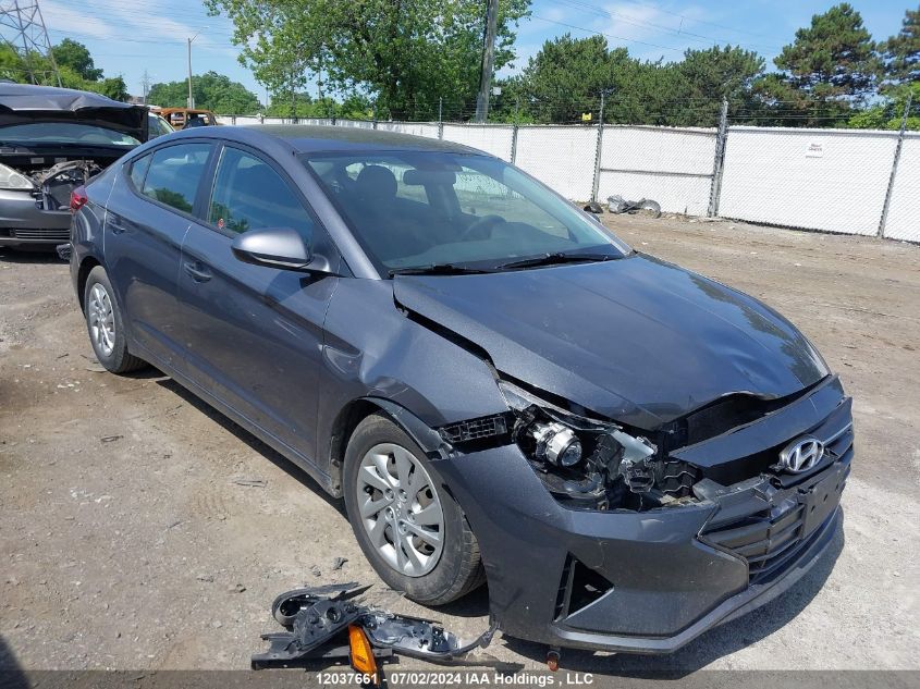 2019 Hyundai Elantra Se VIN: KMHD74LF6KU880598 Lot: 12037661