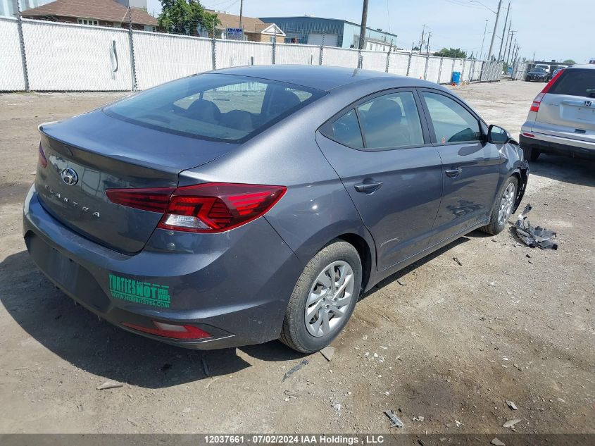 2019 Hyundai Elantra Se VIN: KMHD74LF6KU880598 Lot: 12037661