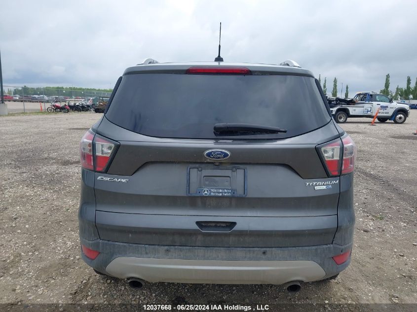 2017 Ford Escape Titanium VIN: 1FMCU9J93HUA85807 Lot: 12037668