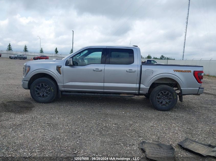 2022 Ford F150 Supercrew VIN: 1FTEW1E84NFB00146 Lot: 12037688