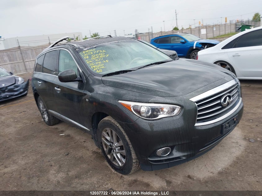 2014 Infiniti Qx60 VIN: 5N1AL0MM0EC504607 Lot: 12037722