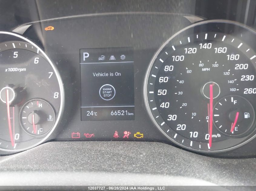 2019 Hyundai Elantra Sport VIN: KMHD04LB8KU824292 Lot: 12037727