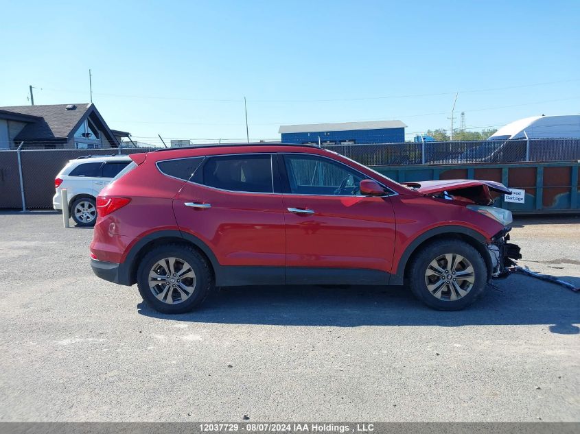 2013 Hyundai Santa Fe VIN: 5XYZUDLB7DG090411 Lot: 12037729