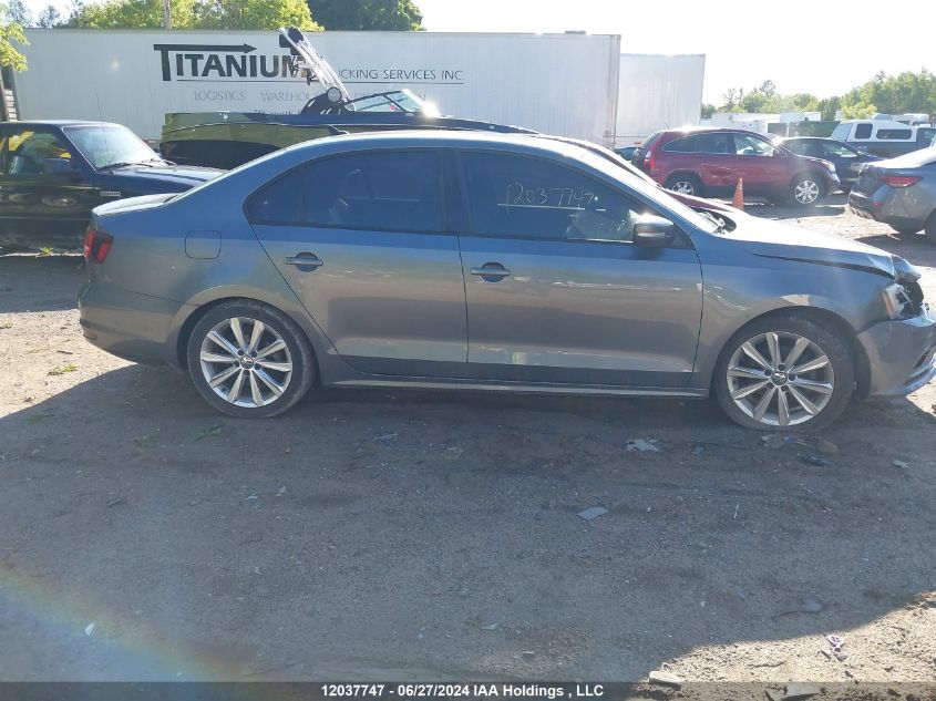 2016 Volkswagen Jetta Sedan VIN: 3VWD67AJ2GM313149 Lot: 12037747