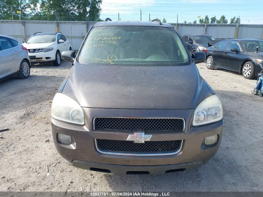 2008 Chevrolet Uplander VIN: 1GNDU23W08D143916 Lot: 12037751