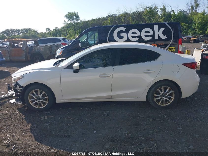 2014 Mazda Mazda3 VIN: JM1BM1V70E1166299 Lot: 12037765