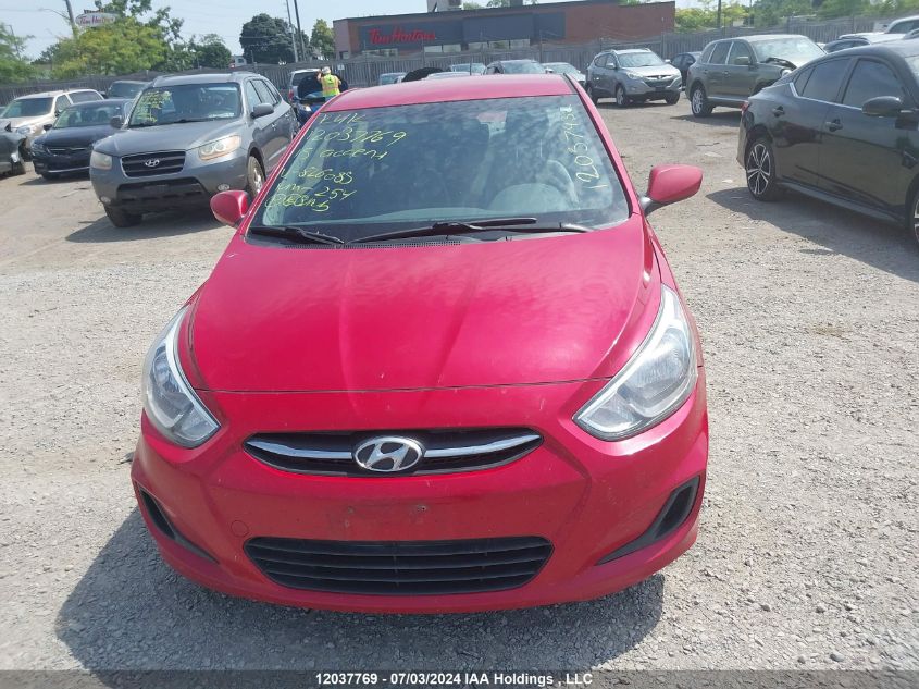 2015 Hyundai Accent VIN: KMHCT4AE5FU826085 Lot: 12037769