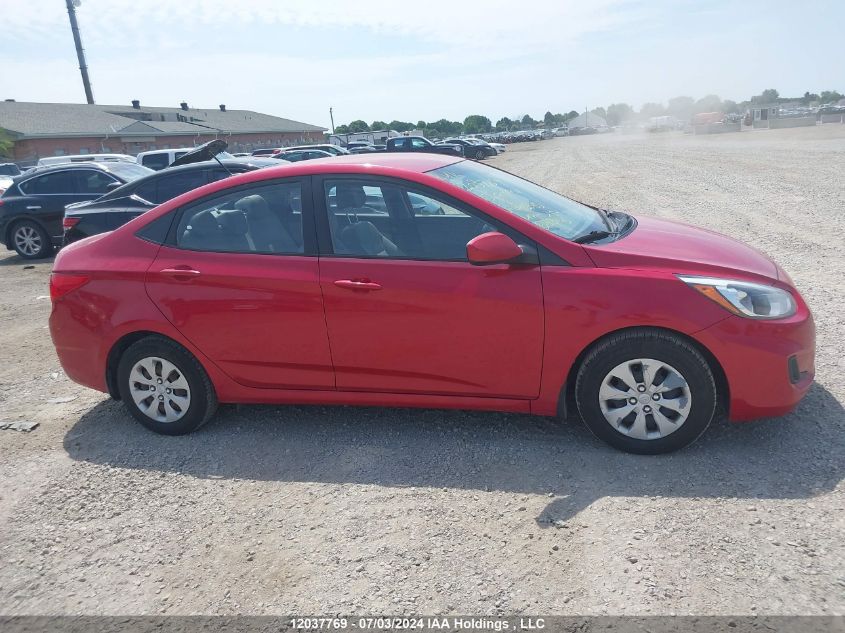 2015 Hyundai Accent VIN: KMHCT4AE5FU826085 Lot: 12037769