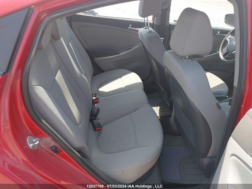 2015 Hyundai Accent VIN: KMHCT4AE5FU826085 Lot: 12037769