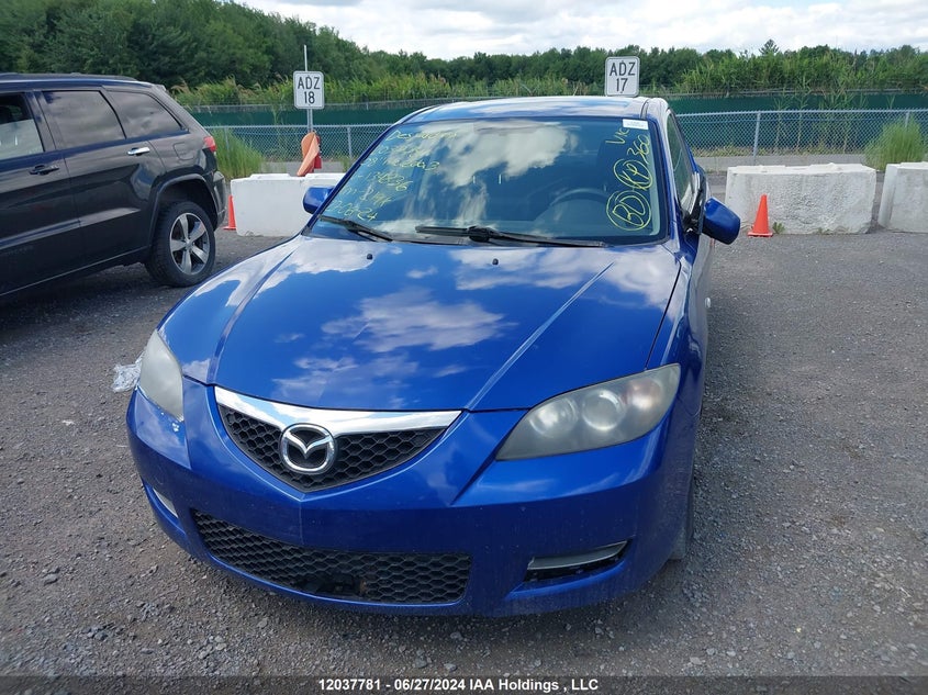 2008 Mazda Mazda3 VIN: JM1BK32F381134836 Lot: 12037781