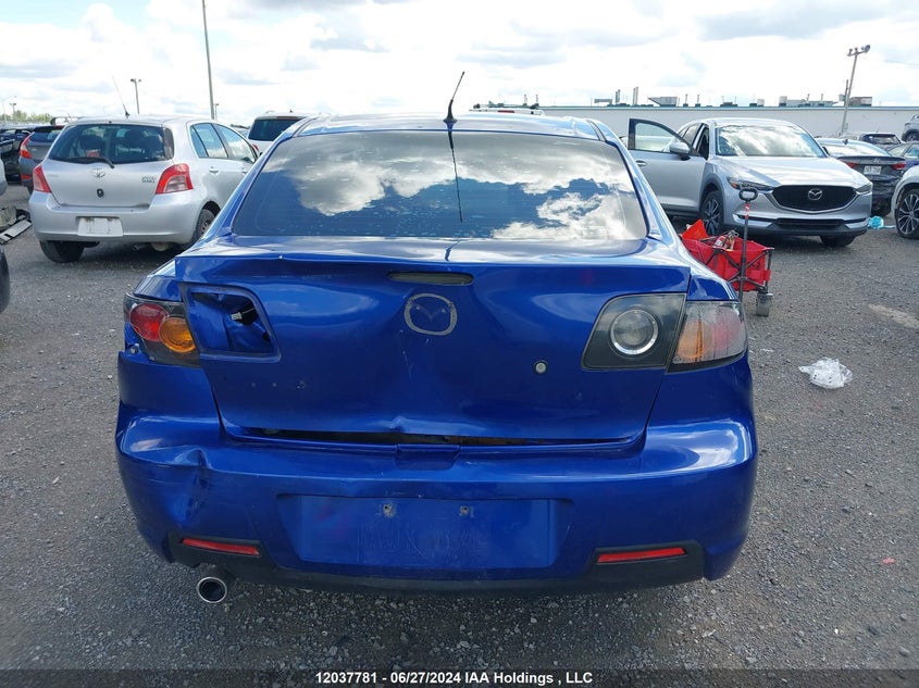 2008 Mazda Mazda3 VIN: JM1BK32F381134836 Lot: 12037781