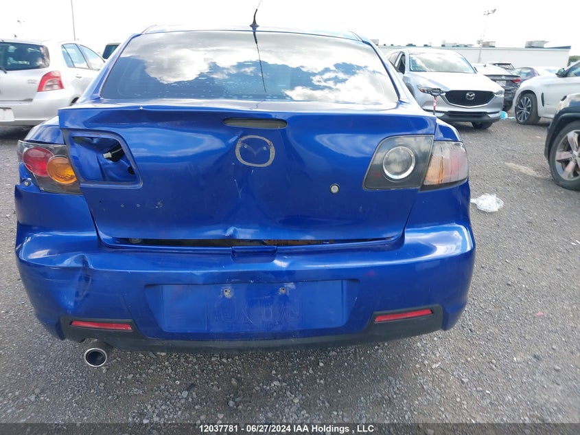 2008 Mazda Mazda3 VIN: JM1BK32F381134836 Lot: 12037781