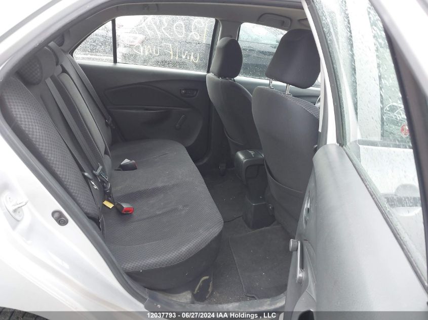 2008 Toyota Yaris VIN: JTDBT923081231160 Lot: 12037793