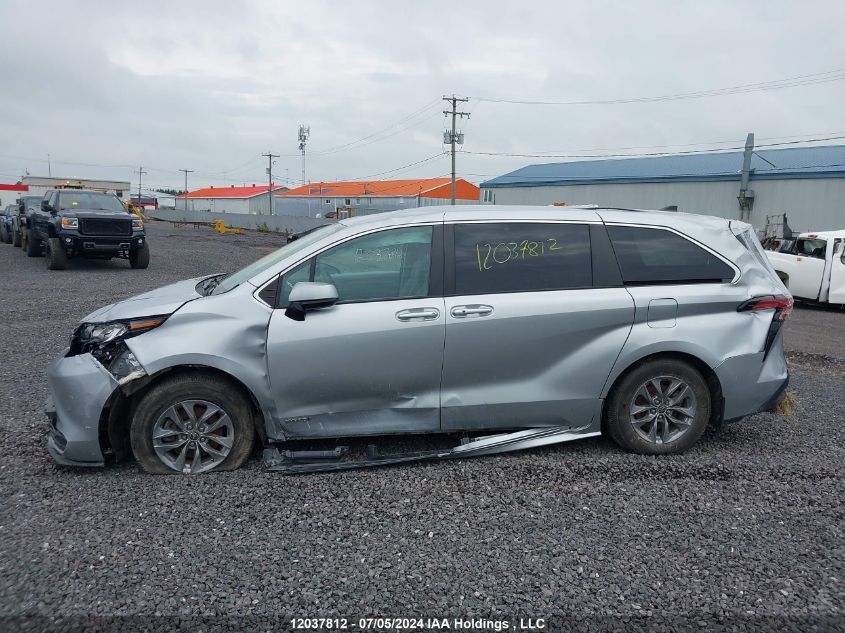 2021 Toyota Sienna Le 8-Passenger VIN: 5TDGSKFCXMS039428 Lot: 12037812