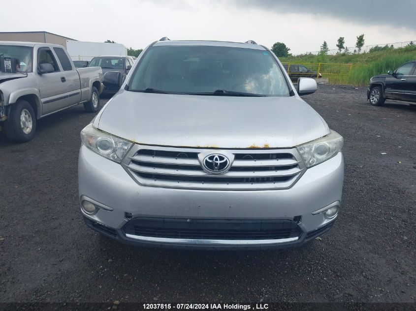 2012 Toyota Highlander VIN: 5TDBK3EH5CS116802 Lot: 12037815