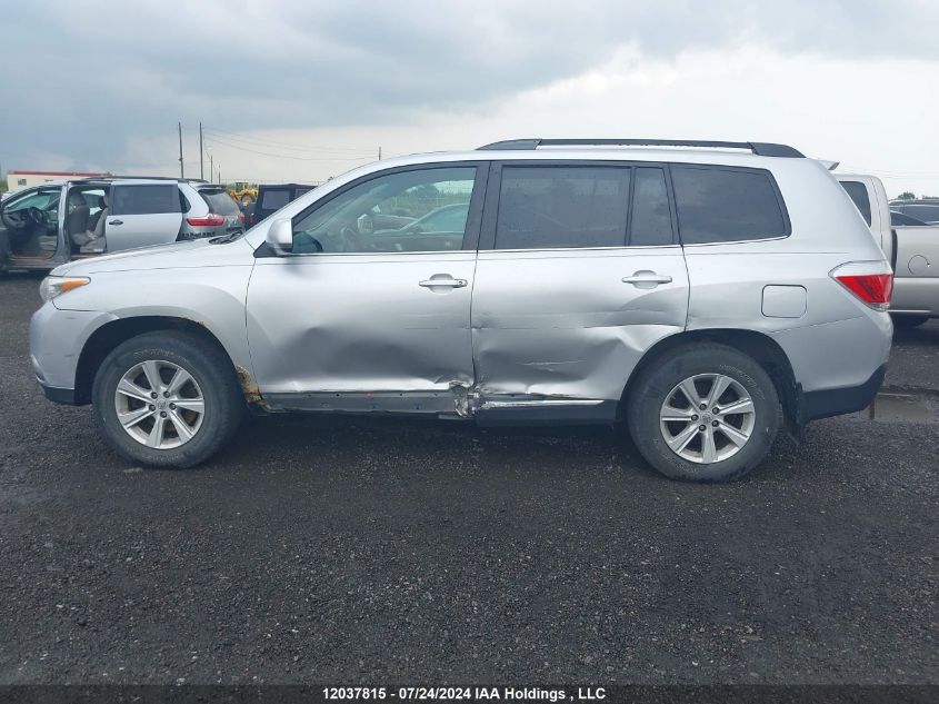 2012 Toyota Highlander VIN: 5TDBK3EH5CS116802 Lot: 12037815