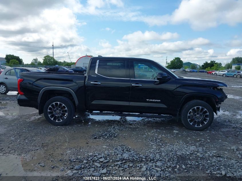 2022 Toyota Tundra Limited VIN: 5TFJA5DB8NX031537 Lot: 12037823