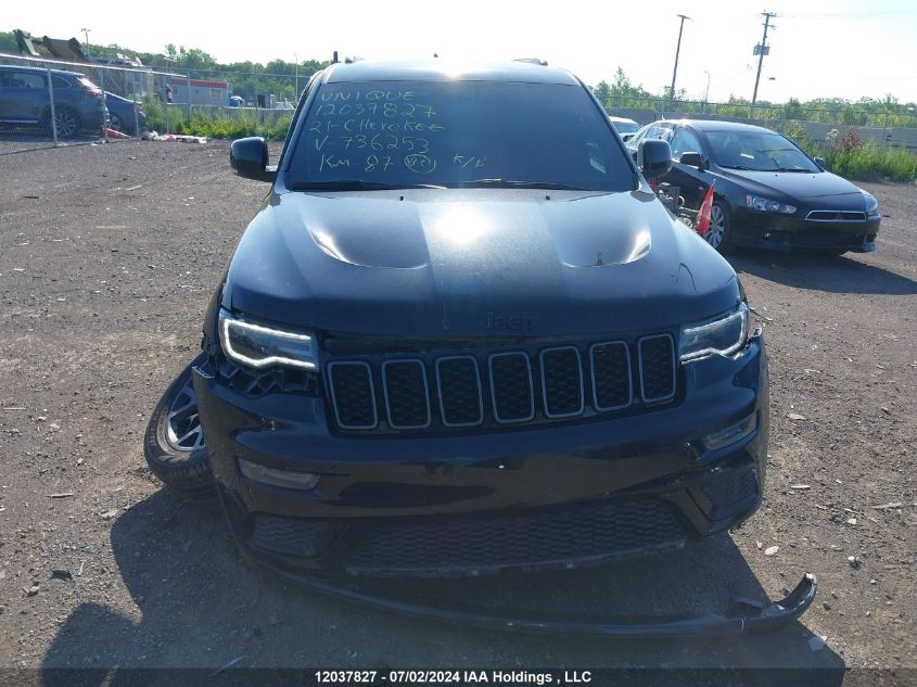 2021 Jeep Grand Cherokee Limited X VIN: 1C4RJFBG6MC736253 Lot: 12037827