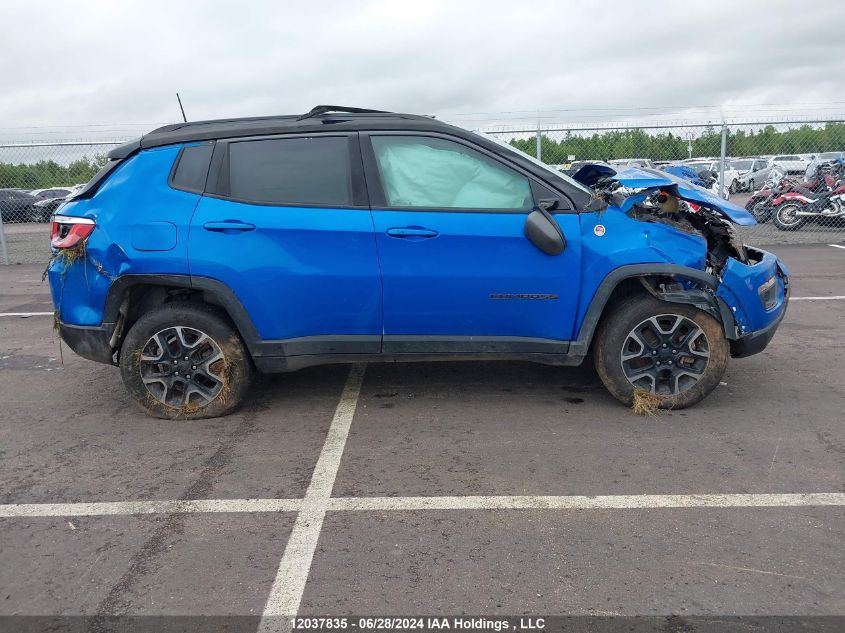 2019 Jeep Compass Trailhawk VIN: 3C4NJDDBXKT629115 Lot: 12037835