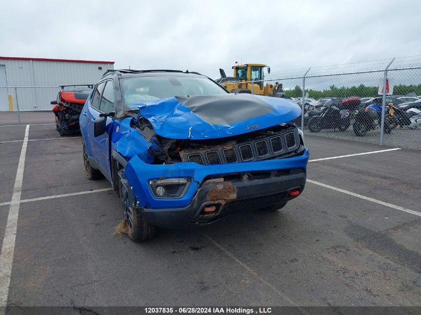 2019 Jeep Compass Trailhawk VIN: 3C4NJDDBXKT629115 Lot: 12037835