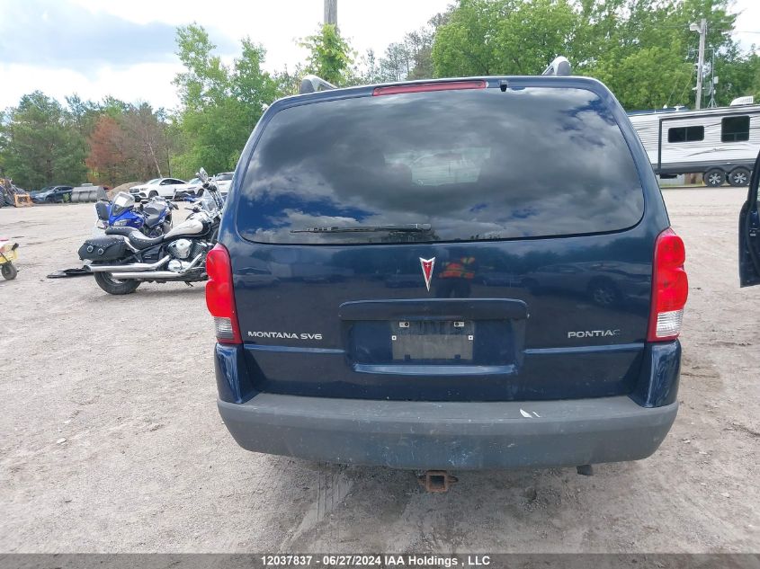2006 Pontiac Montana Sv6 VIN: 1GMDV33L56D111781 Lot: 12037837