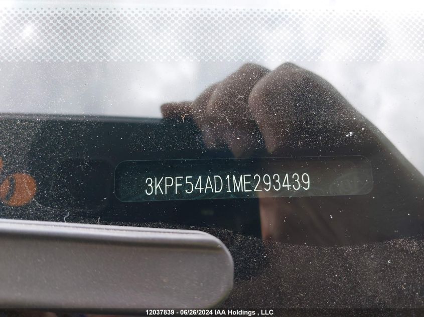 2021 Kia Forte VIN: 3KPF54AD1ME293439 Lot: 12037839