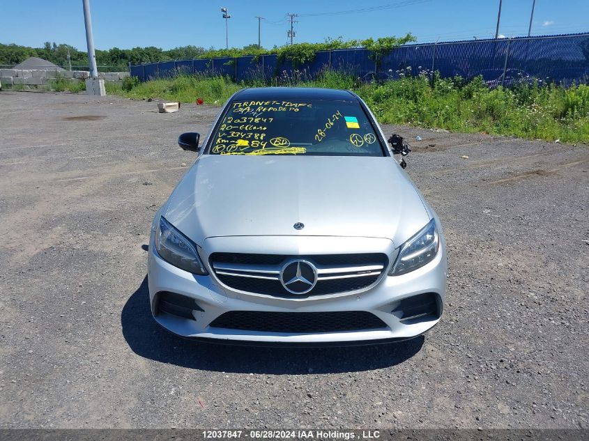 2020 Mercedes-Benz C-Class VIN: 55SWF6EB7LU334388 Lot: 12037847