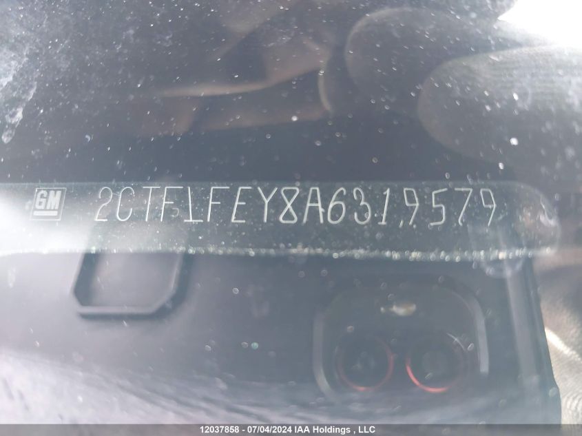 2010 GMC Terrain VIN: 2CTFLFEY8A6319579 Lot: 12037858