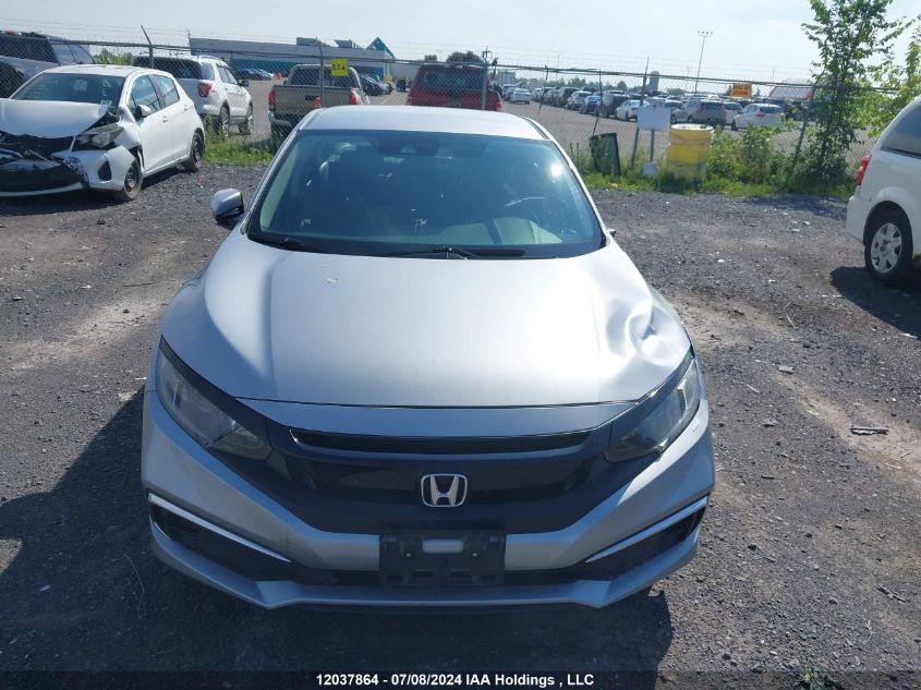 2019 Honda Civic Lx VIN: 2HGFC2F58KH017239 Lot: 12037864