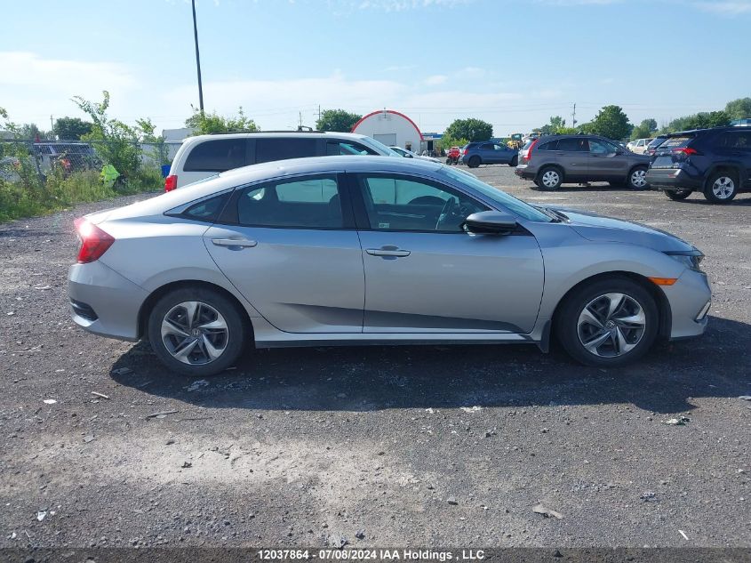2019 Honda Civic Lx VIN: 2HGFC2F58KH017239 Lot: 12037864