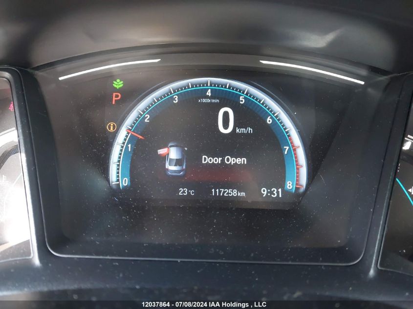 2019 Honda Civic Lx VIN: 2HGFC2F58KH017239 Lot: 12037864