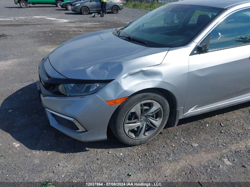 2019 Honda Civic Lx VIN: 2HGFC2F58KH017239 Lot: 12037864