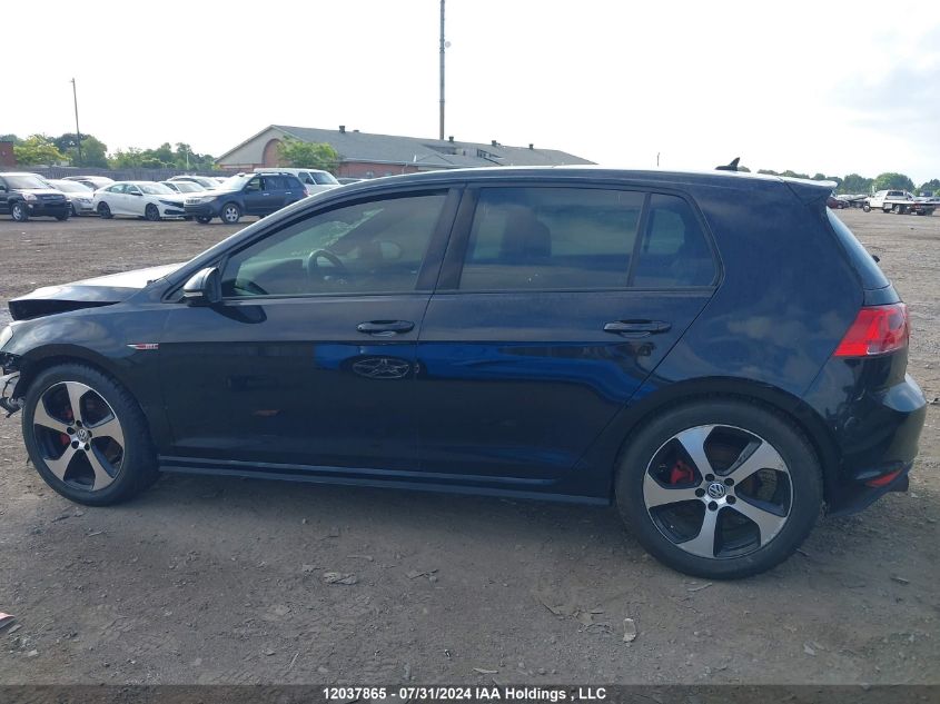 2016 Volkswagen Golf Gti VIN: 3VW4T7AU3GM045747 Lot: 12037865