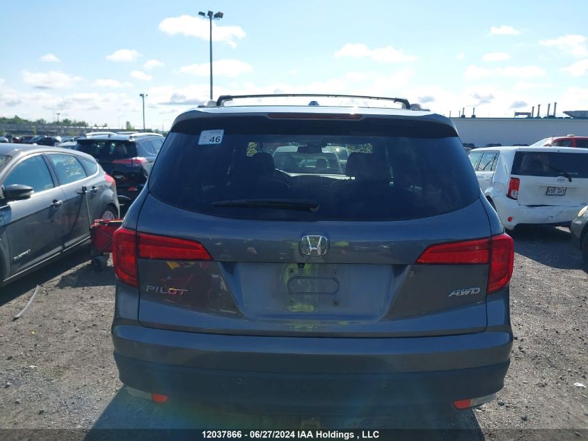 2016 Honda Pilot VIN: 5FNYF6H51GB507182 Lot: 12037866