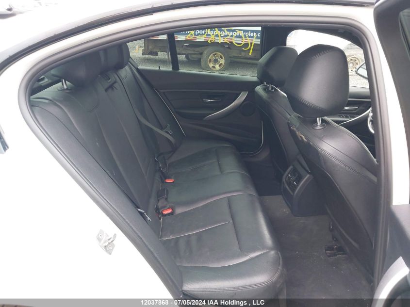 2014 BMW 3 Series VIN: WBA3B9C59EP458165 Lot: 12037868