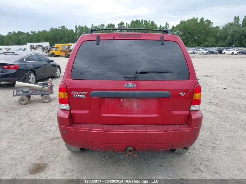 2006 Ford Escape VIN: 1FMCU94166KD16780 Lot: 12037871