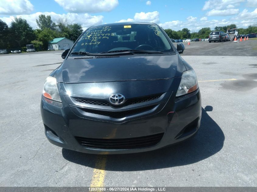 2008 Toyota Yaris VIN: JTDBT923381284192 Lot: 12037888